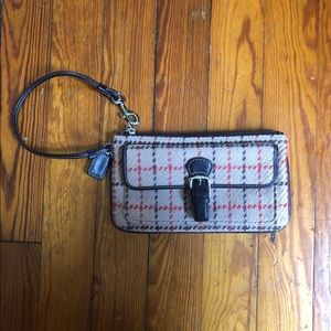 Ann Taylor Wristlet - (plaid)